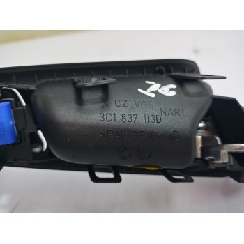 Recambio de maneta interior delantera izquierda para volkswagen passat berlina (3c2) individual referencia OEM IAM 3C1837113D  