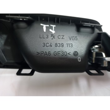 Recambio de maneta interior trasera izquierda para volkswagen passat berlina (3c2) individual referencia OEM IAM 3C4839113  