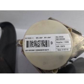 Recambio de cinturon seguridad delantero derecho para iveco daily furgón 2.3 diesel cat referencia OEM IAM 5801655396  