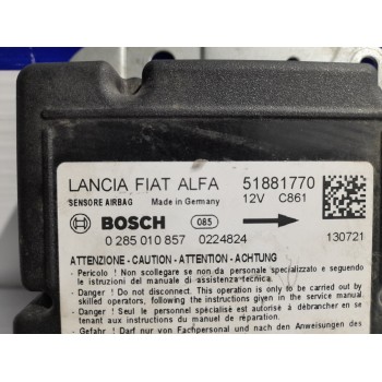 Recambio de centralita airbag para fiat doblo cargo 1.3 16v jtd cat referencia OEM IAM 51881770  