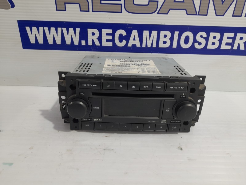 Recambio de sistema audio / radio cd para chrysler pt cruiser (pt) 1.6 16v cat referencia OEM IAM P05091509AF  