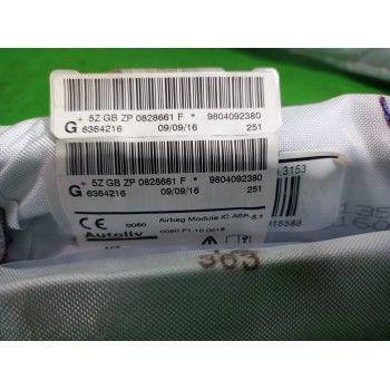 Recambio de airbag cortina delantero izquierdo para peugeot 2008 (--.2013) allure referencia OEM IAM 9804092380  