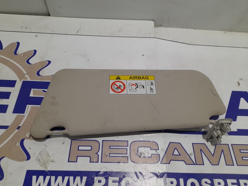 Recambio de parasol derecho para toyota proace furgoneta (mdz_) 1.6 d4d (mdz9) referencia OEM IAM 9809498377  