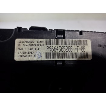 Recambio de cuadro instrumentos para citroën c4 grand picasso avatar referencia OEM IAM P9664365280  