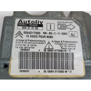 Recambio de centralita airbag para citroën c4 grand picasso avatar referencia OEM IAM 9664217980  