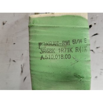 Recambio de resistencia calefaccion para renault kangoo 1.5 dci diesel fap referencia OEM IAM A51001800  