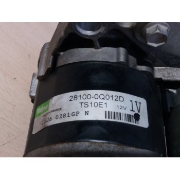Recambio de motor arranque para peugeot 107 1.0 cat (384f) referencia OEM IAM 281000q012d  