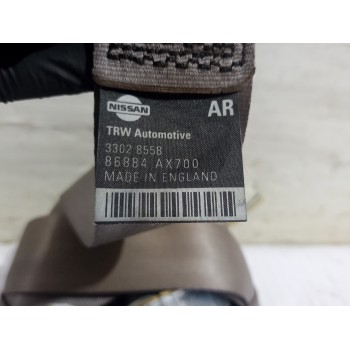 Recambio de cinturon seguridad delantero derecho para nissan micra (k12e) sport referencia OEM IAM 86884AX700  