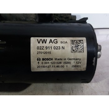 Recambio de motor arranque para skoda spaceback (5h) 1.6 tdi referencia OEM IAM 02z911023n  