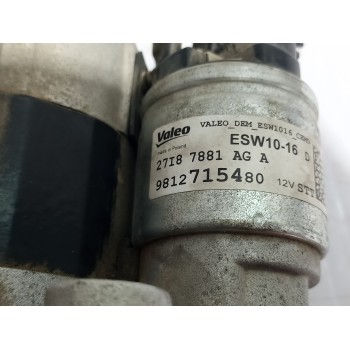 Recambio de motor arranque para opel grandland x design line referencia OEM IAM 9812715480  