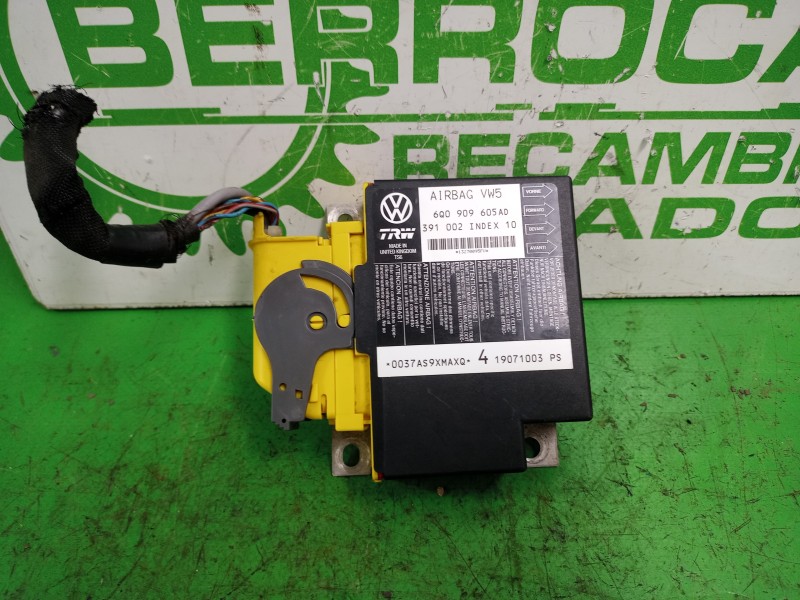 Recambio de centralita airbag para seat ibiza (6l1) 1.4 16v referencia OEM IAM 6Q0909605AD  