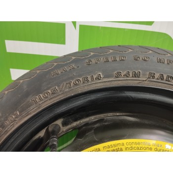 Recambio de rueda repuesto para volkswagen polo berlina (6n1) básico referencia OEM IAM 6N0601025G  