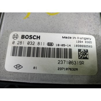 Recambio de centralita motor uce para dacia sandero laureate referencia OEM IAM 237106319R  