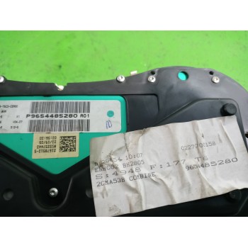 Recambio de cuadro instrumentos para peugeot 307 berlina (s2) 1.6 16v hdi referencia OEM IAM 9654485280  