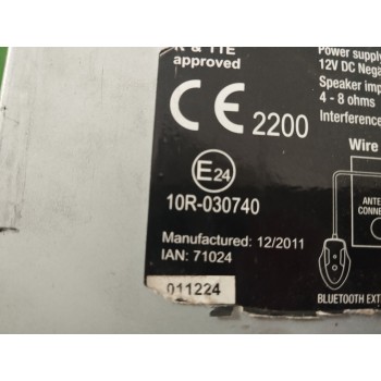 Recambio de sistema audio / radio cd para seat ibiza (6l1) 1.9 tdi referencia OEM IAM 10R-030740  