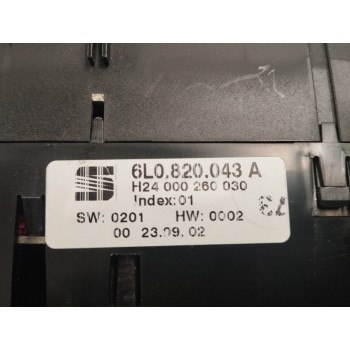 Recambio de mando climatizador para seat ibiza (6l1) 1.9 tdi referencia OEM IAM 6L0820043A  