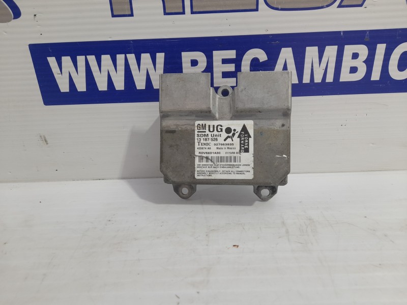 Recambio de centralita airbag para opel corsa d 1.3 16v cdti referencia OEM IAM 13187526  