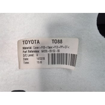 Recambio de tapa maletero para toyota avensis berlina (t25) 2.2 d-4d cat referencia OEM IAM 6433005132  