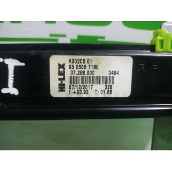 Recambio de elevalunas trasero izquierdo para peugeot 508 active referencia OEM IAM 9806087180  