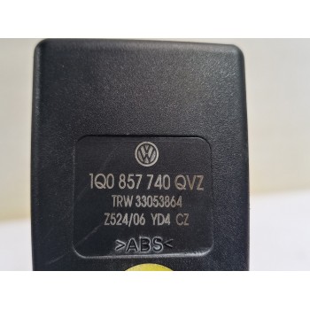 Recambio de enganche cinturon trasero derecho para volkswagen eos (1f7) 2.0 referencia OEM IAM 1Q0857740QVZ  