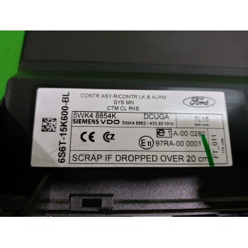 Recambio de modulo electronico para ford fiesta (cbk) ambiente referencia OEM IAM 6S6T15K600  