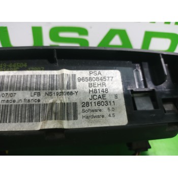 Recambio de mando climatizador para citroën c4 berlina collection referencia OEM IAM 965808457  