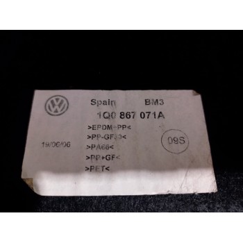 Recambio de bandeja trasera para volkswagen eos (1f7) 2.0 referencia OEM IAM 1Q0867071A  