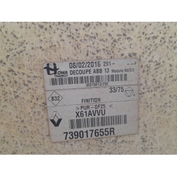 Recambio de techo interior para renault kangoo 1.5 dci diesel fap referencia OEM IAM 739017655R  