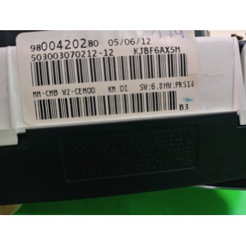 Recambio de cuadro instrumentos para peugeot 508 active referencia OEM IAM 9800420280  