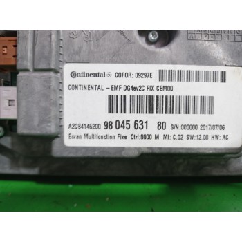 Recambio de pantalla multifuncion para peugeot 508 active referencia OEM IAM 9804563180  