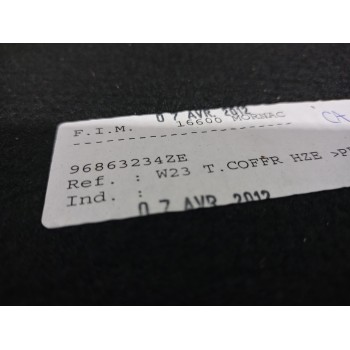 Recambio de suelo maletero para peugeot 508 active referencia OEM IAM 96863234ZE / 7569AS  