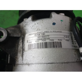 Recambio de compresor aire acondicionado para opel zafira b 1.9 cdti referencia OEM IAM 13124752  