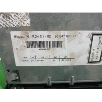 Recambio de sistema audio / radio cd para citroën c4 berlina collection referencia OEM IAM 9664769677  