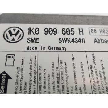 Recambio de centralita airbag para seat toledo (5p2) exclusive referencia OEM IAM 1K0909605H  