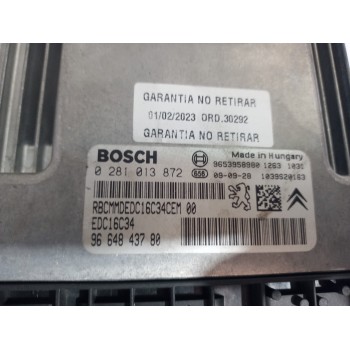 Recambio de centralita motor uce para peugeot 207 confort referencia OEM IAM 9664843780  