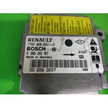 Recambio de centralita airbag para renault clio ii fase i (b/cbo) 1.2 referencia OEM IAM 0285001157  