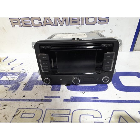 Recambio de sistema audio / radio cd para skoda spaceback (5h) 1.6 tdi referencia OEM IAM 5JA035192  