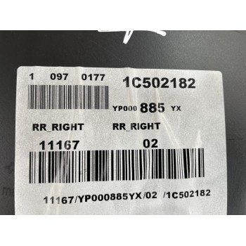 Recambio de guarnecido puerta trasera derecha para opel grandland x opel 2020 referencia OEM IAM YP000885YX  