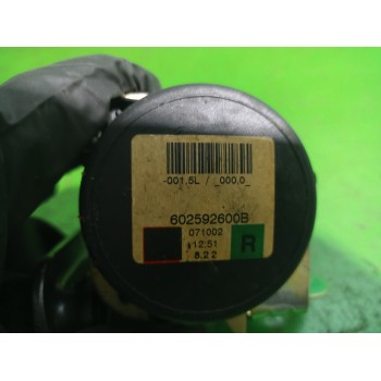 Recambio de cinturon seguridad trasero derecho para opel zafira b 1.9 cdti referencia OEM IAM 602592600B  