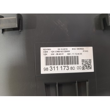 Recambio de cuadro instrumentos para opel crossland x referencia OEM IAM 9831117380  