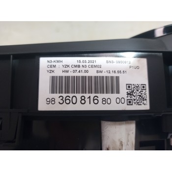 Recambio de cuadro instrumentos para opel grandland x opel 2020 referencia OEM IAM 9836081680  