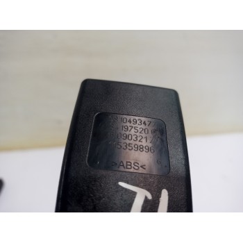Recambio de enganche cinturon trasero izquierdo para opel grandland x opel 2020 referencia OEM IAM 9810493477  