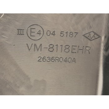 Recambio de carcasa retrovisor derecho para citroën berlingo 1.6 16v hdi referencia OEM IAM 2636R040A  