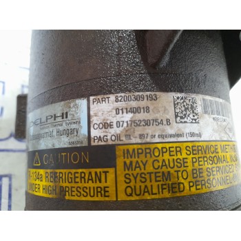 Recambio de compresor aire acondicionado para renault scenic ii 1.9 dci diesel referencia OEM IAM 8200309193  