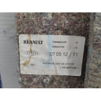 Recambio de suelo maletero para renault megane iv grandtour 1.6 dci diesel fap energy referencia OEM IAM 749480022R  