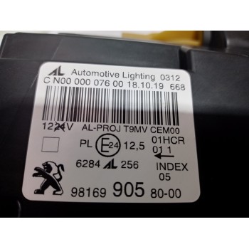 Recambio de faro derecho para peugeot 308 active referencia OEM IAM 981699058000  