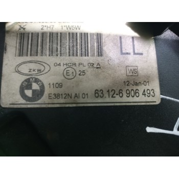 Recambio de faro izquierdo para bmw serie 3 berlina (e46) 320d referencia OEM IAM 63126906493  