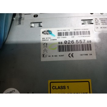 Recambio de sistema audio / radio cd para peugeot 508 active referencia OEM IAM 9802655780  
