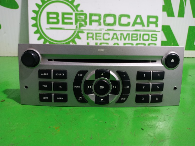 Recambio de sistema audio / radio cd para peugeot 407 2.0 16v cat referencia OEM IAM 9660647677  