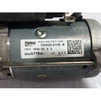 Recambio de motor arranque para opel grandland x opel 2020 referencia OEM IAM 9832577880  